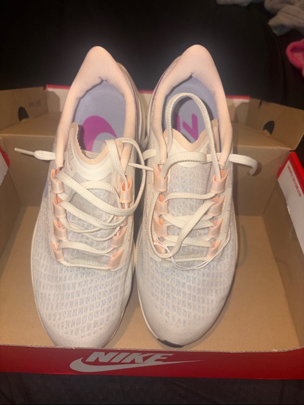 Nike Women’s Running Shoes - Light Pink and Lavender Accents